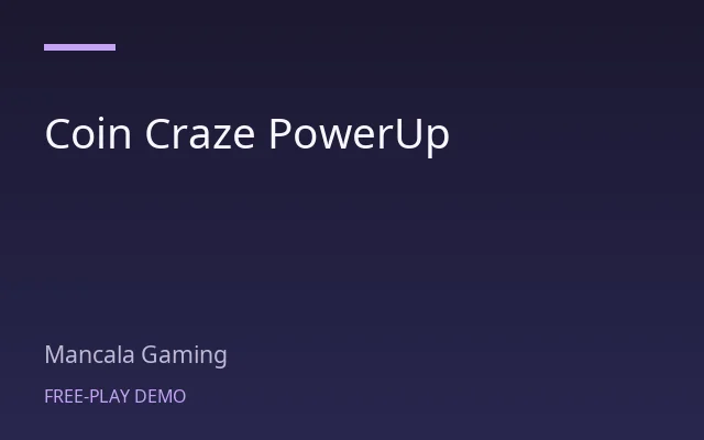 Coin Craze PowerUp