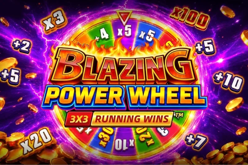 Blazing Power Wheel game artwork