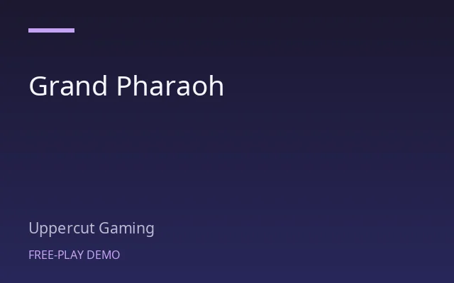 Grand Pharaoh game artwork