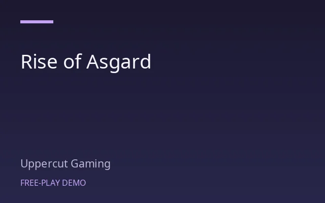 Rise of Asgard game artwork