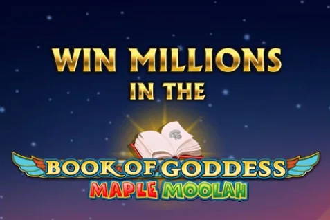 Book of Goddess Maple Moolah game artwork