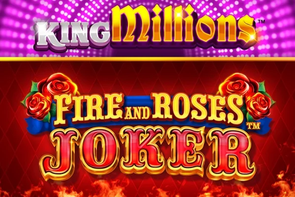 Fire and Roses Joker King Millions game artwork