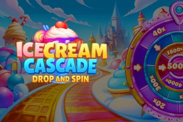 Ice Cream Cascade Drop and Spin game artwork