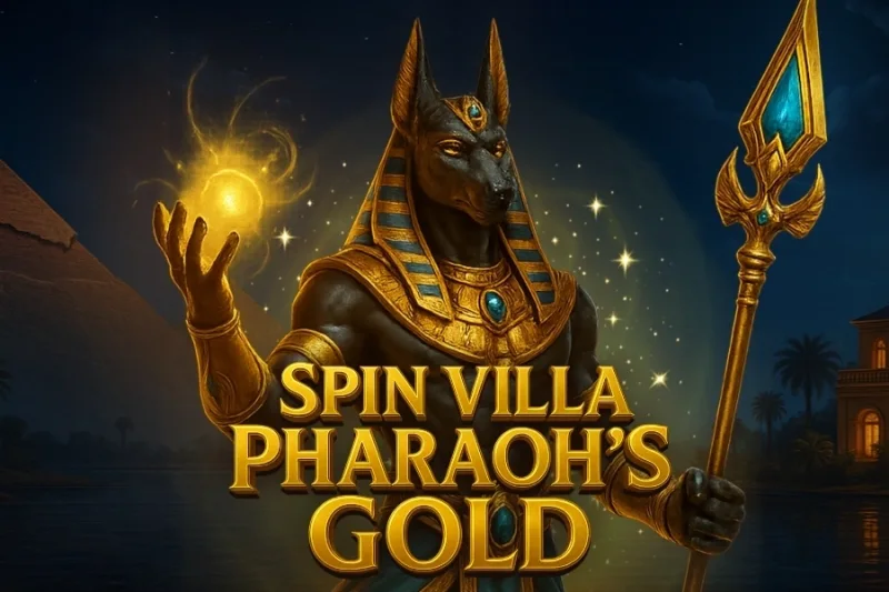 Spin Villa Pharaoh’s Gold game artwork