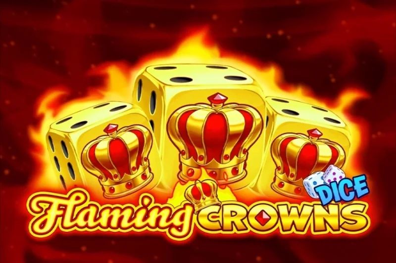 Flaming Crowns Dice game artwork