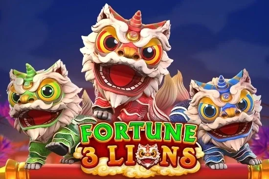 Fortune 3 Lions game artwork