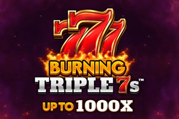 Burning Triple 7s game artwork