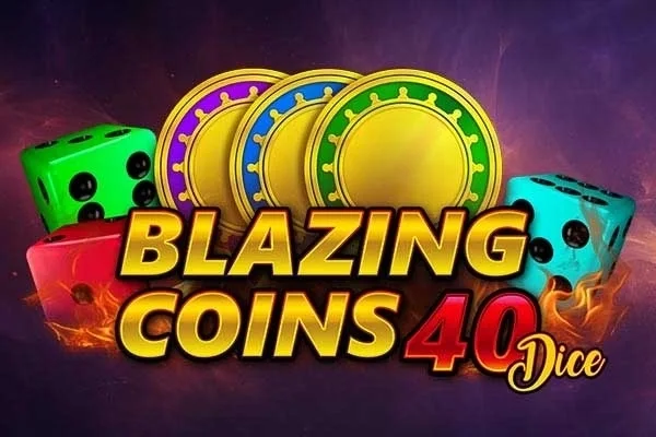 Blazing Coins 40 Dice game artwork