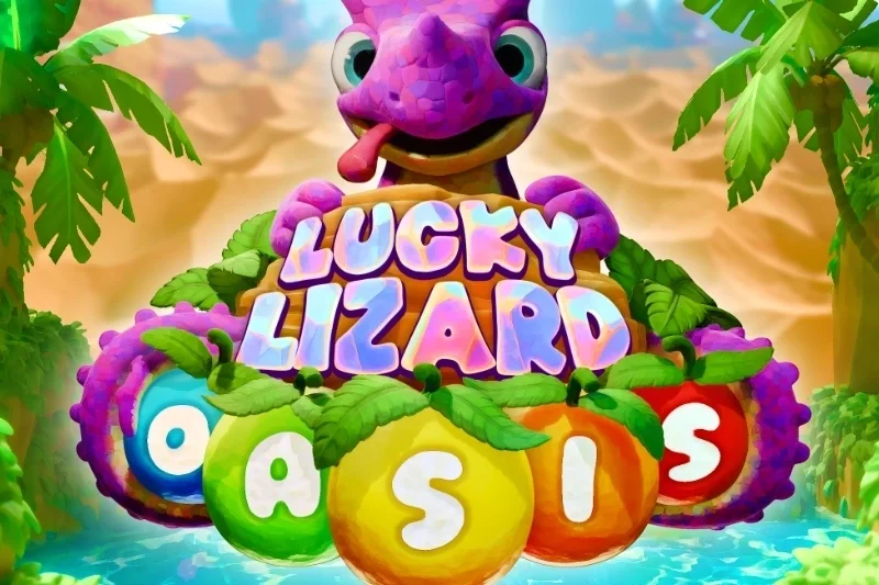 Lucky Lizard Oasis game artwork
